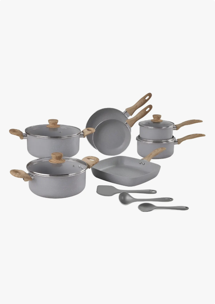 Jogo de Panelas Brinox Ceramic Life 10 Peças